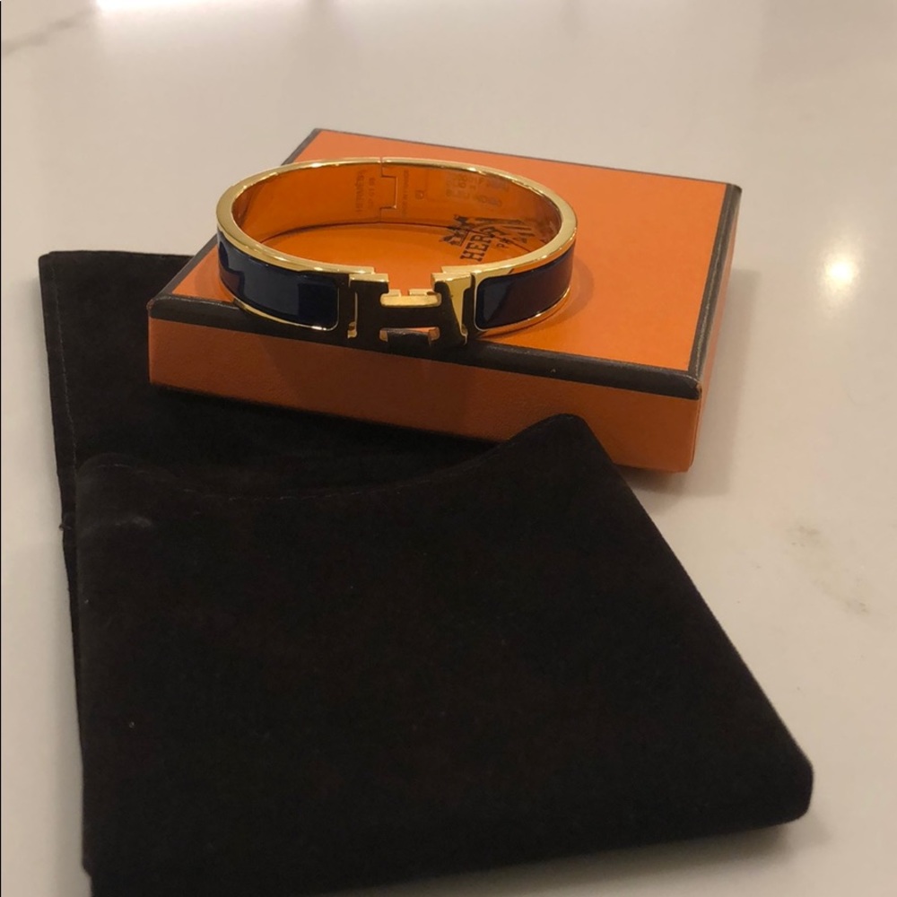 Hermès royal blue bracelet